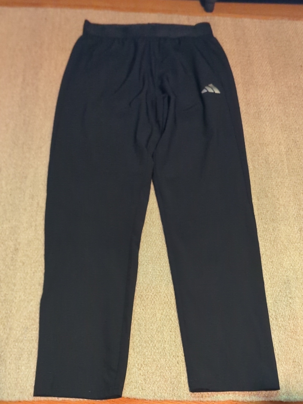 adidas Youth  adi365 Iconic Astro Running Pant Size Large Black/Grey